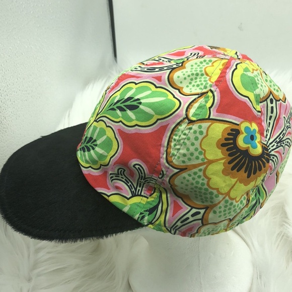 YESTADT MILLINERY  PONYBOY FLORAL BASEBALL CAP HAT main image 11